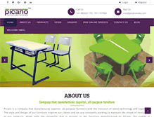 Tablet Screenshot of picanoindia.com